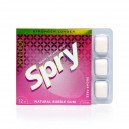 Guma de mestecat Spry Stronger Longer, folie cu 12 tablete, bubble-gum
