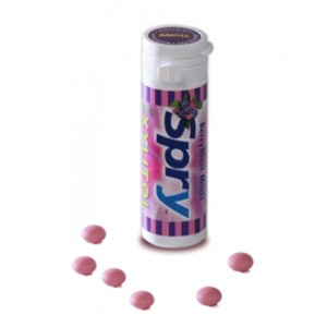 Mints SPRY, berry (fructe de padure), tub 45 buc.